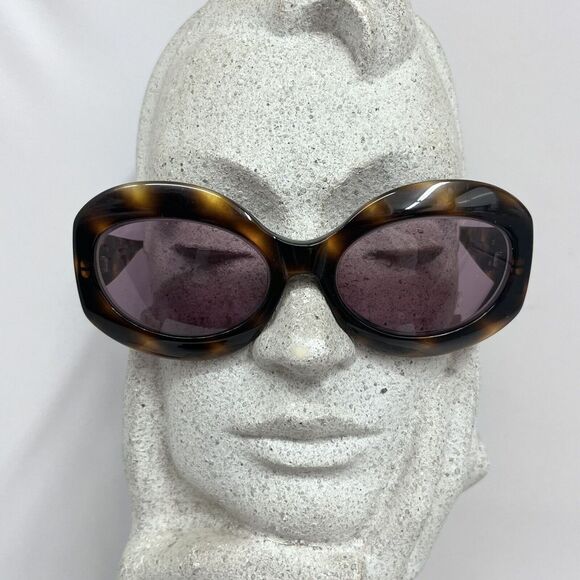 Chanel Sunglasses 10151 91235 Brown‎ Tortoise Tone CC Logo Chanel Quilted Case - Picture 1 of 9